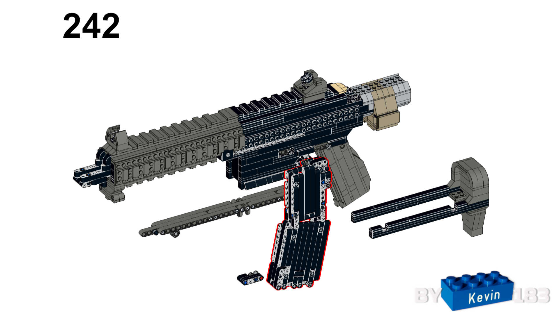 Assault Rifle HK416-C Style [PDF INSTRUCTION] - Kevin183 Shop